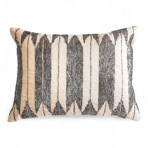 West Elm Pink & Silver Accent Throw Pillow Set NEW